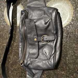 Free people leather bag